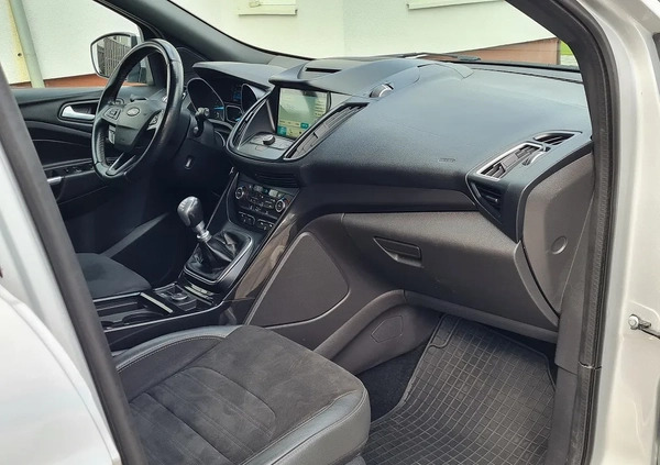 Ford Kuga cena 77900 przebieg: 71000, rok produkcji 2017 z Bielsk Podlaski małe 704